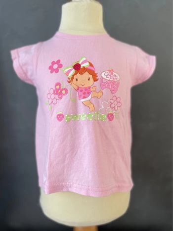 Tee shirt bébé rose fille