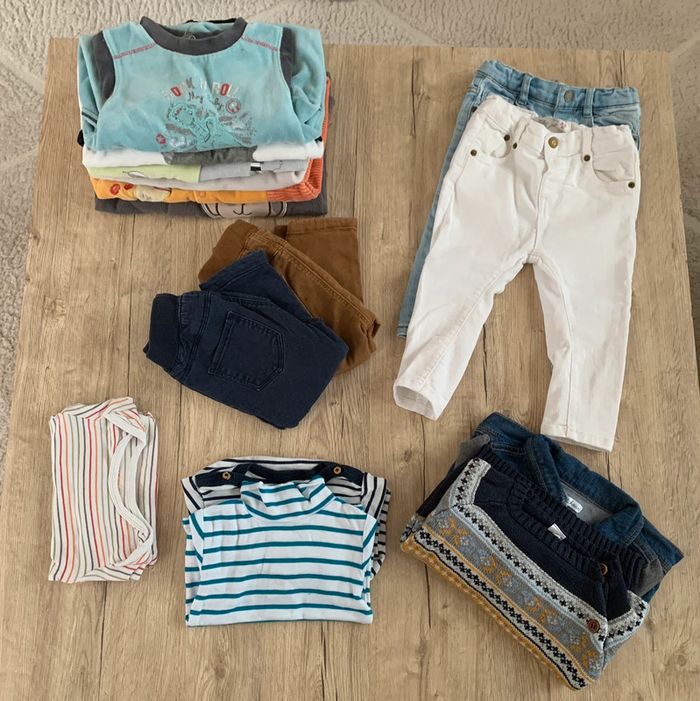 Lot vêtements 9 mois garçon hiver