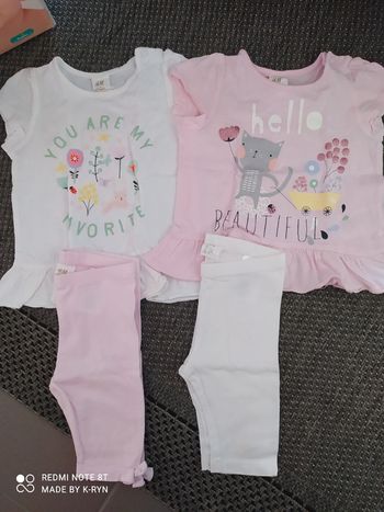 Ensemble tuniques legging court.