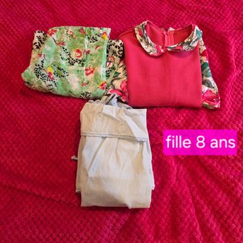 Lot robe été 8 ans