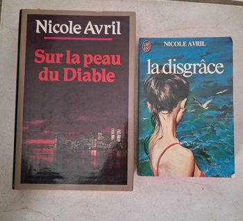 Lot de 2 livres Nicole Avril