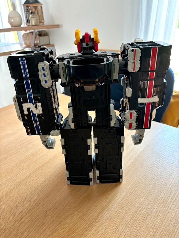 Jouet vintage Power Rangers Megazord DX Lightspeed Rescue super train Bandai - photo numéro 2