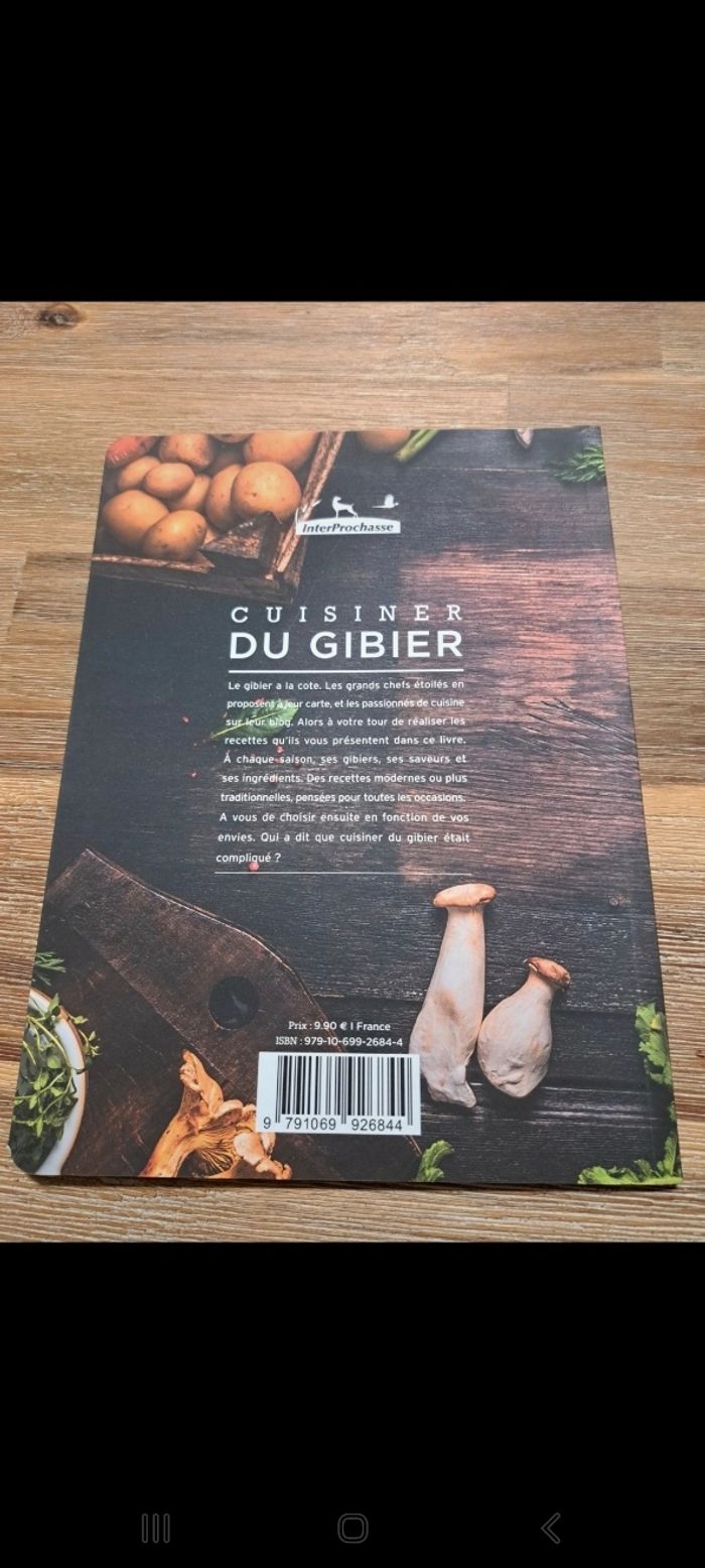 Livre recettes de gibier - photo numéro 2