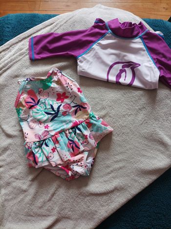 Maillot de bain avec tee-shirt uv