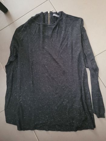 Pull souple brillant in extenso taille M