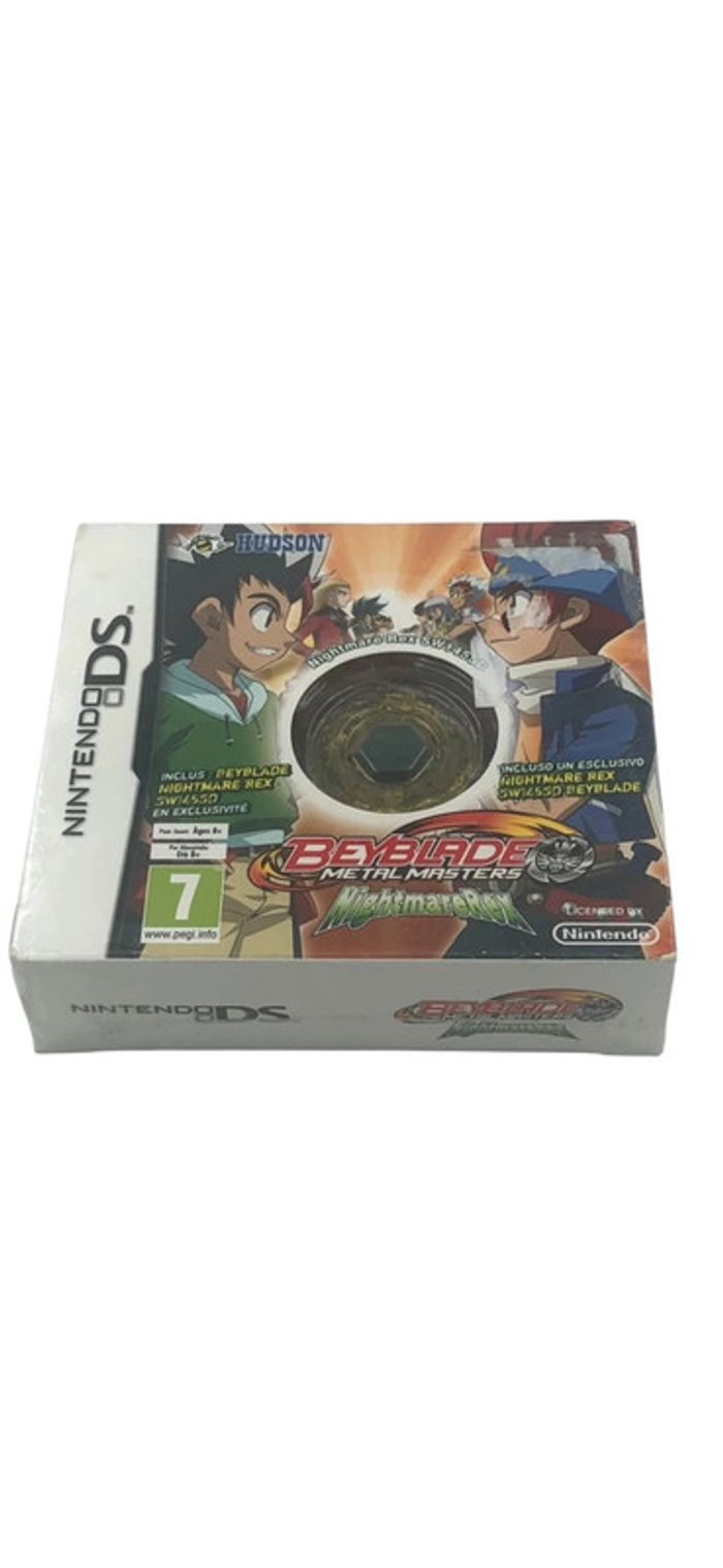Jeu vidéo Beyblade Metal masters Nightmare rex + toupie Nintendo DS neuf