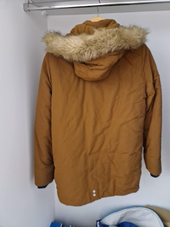 🧥 Parka Okaïdi garçon 14 ans – Capuche fourrure - photo numéro 2