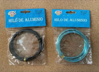 Lot de fil aluminium neuf