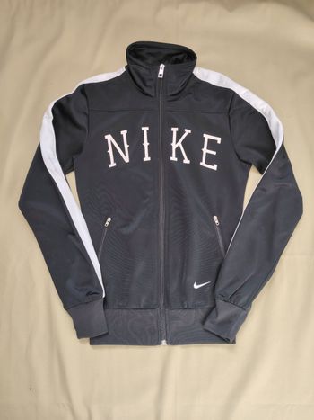 Veste zippée Nike Vintage - Bleu Marine & Blanc T xs