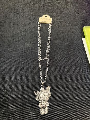 Collier petit ange fantaisie strass femme jamais utilisé
