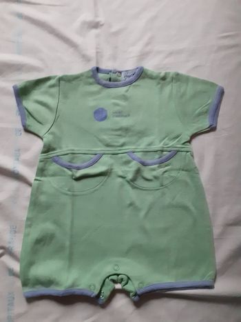 Combinaison verte et bleue