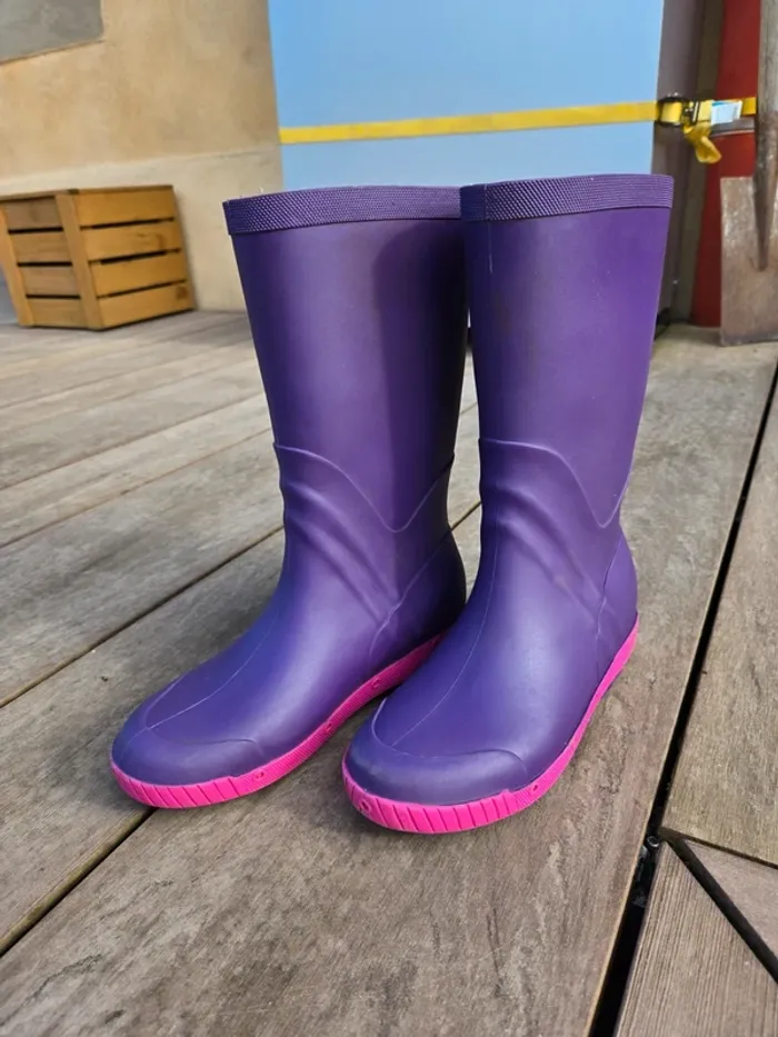 Bottes violettes taille 33 - photo numéro 17