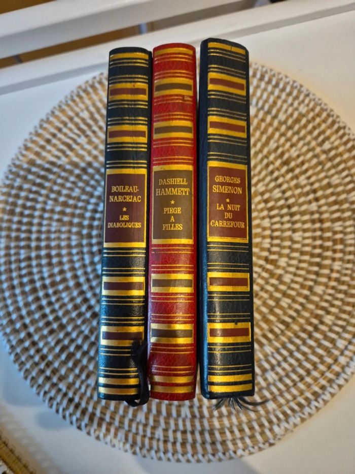 Lot 3 livres les grands maîtres du roman policier