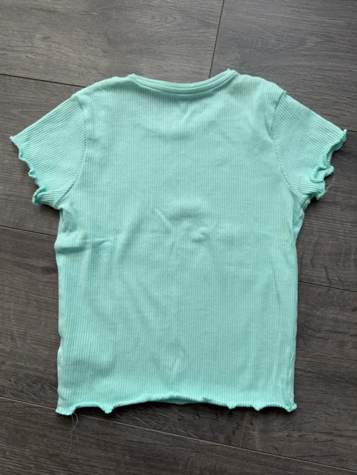 T-shirt turquoise fille 11/12 ans Primark - photo numéro 3
