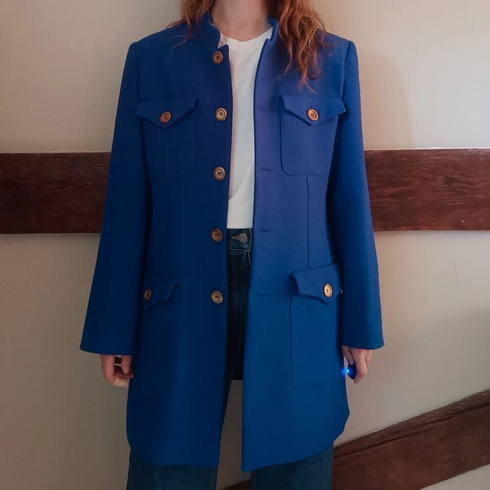 Veste bleu électrique boutons dorés Comagnie NG Paris - photo numéro 2