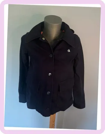 Veste légère bleu marine Petit Bateau taille XS