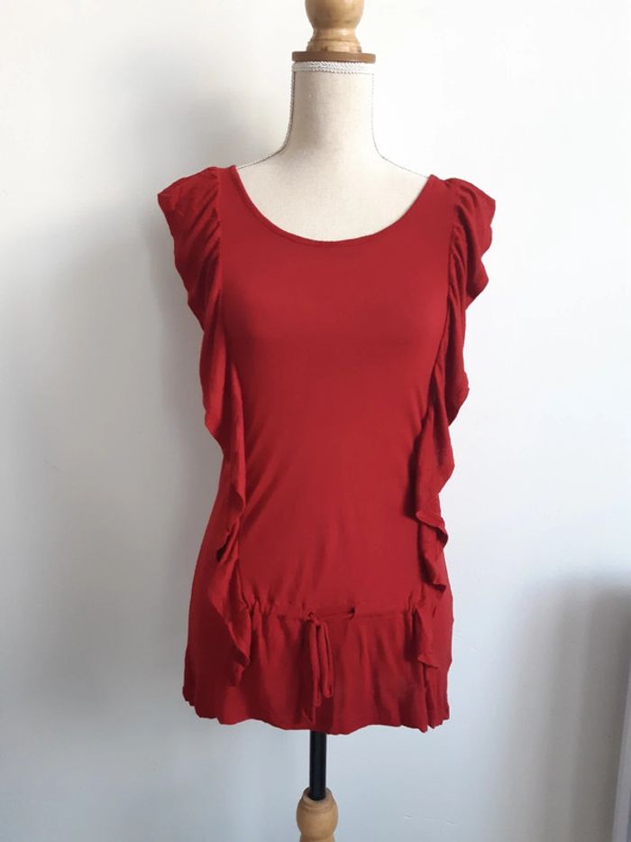 Haut été rouge T38/40