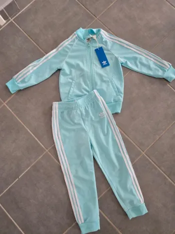 Ensemble jogging adidas turquoise