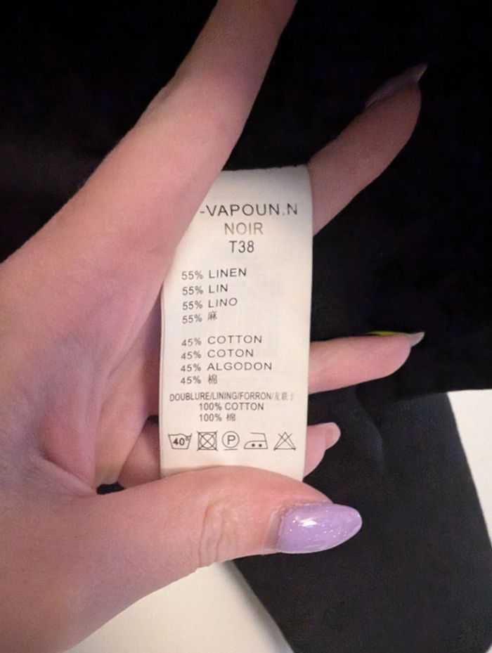 Veste mi-saison en lin et coton - photo numéro 8