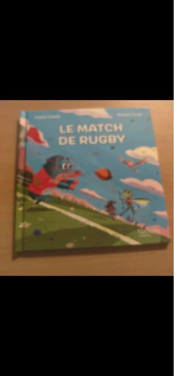1 livre lecture le match de rugby neuf 
