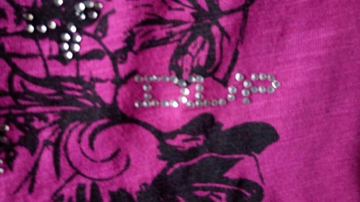 Tee-shirt violet DDP  manches courtes - photo numéro 3