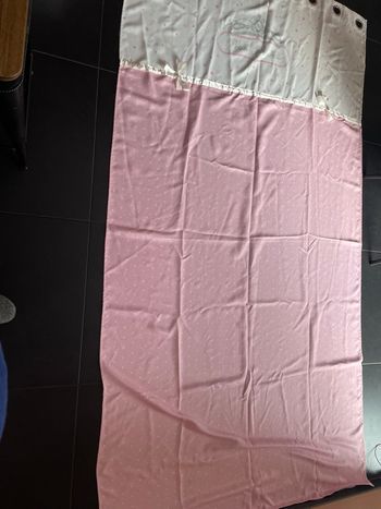 Rideau enfant "Princesse ruban" Rose, 140x260 cm