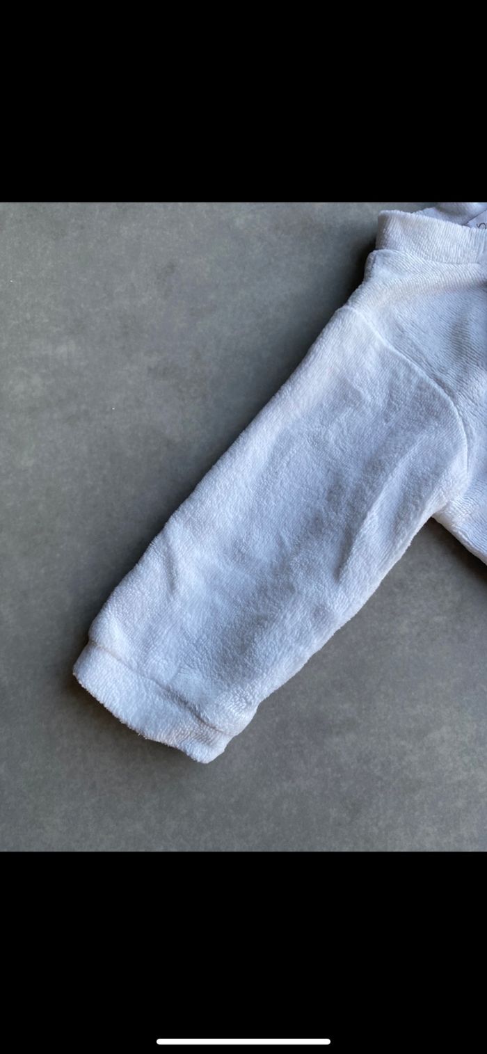 Pyjama velours Ourson mixte 3 mois - photo numéro 4