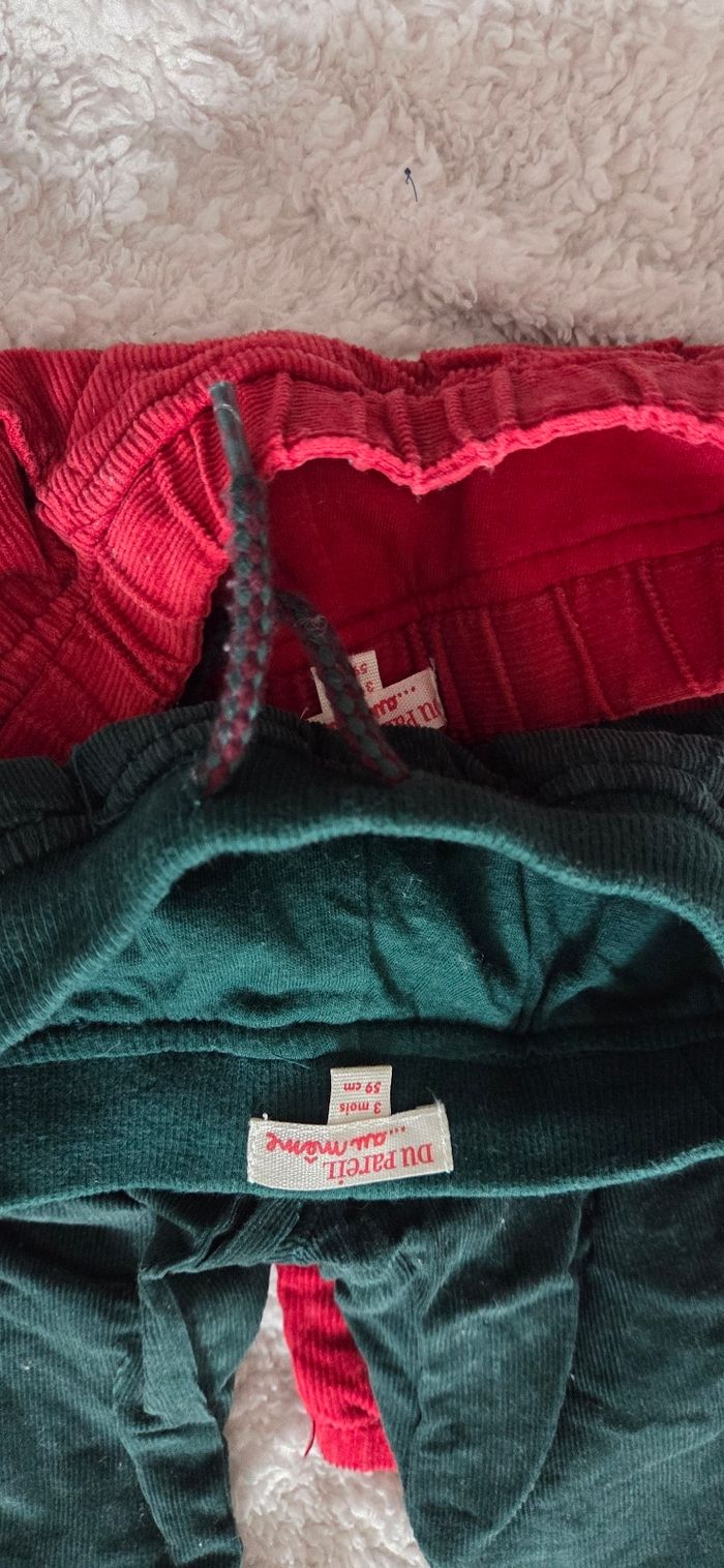 Lot 3 pantalons tao 3 mois - photo numéro 3