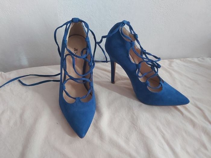 Escarpin à talon bleu Jusfab Taille 36