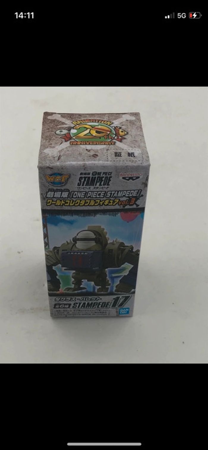 Figurine WCF One Piece Douglas Bullet Bandai Banpresto Stamped N•17 neuf