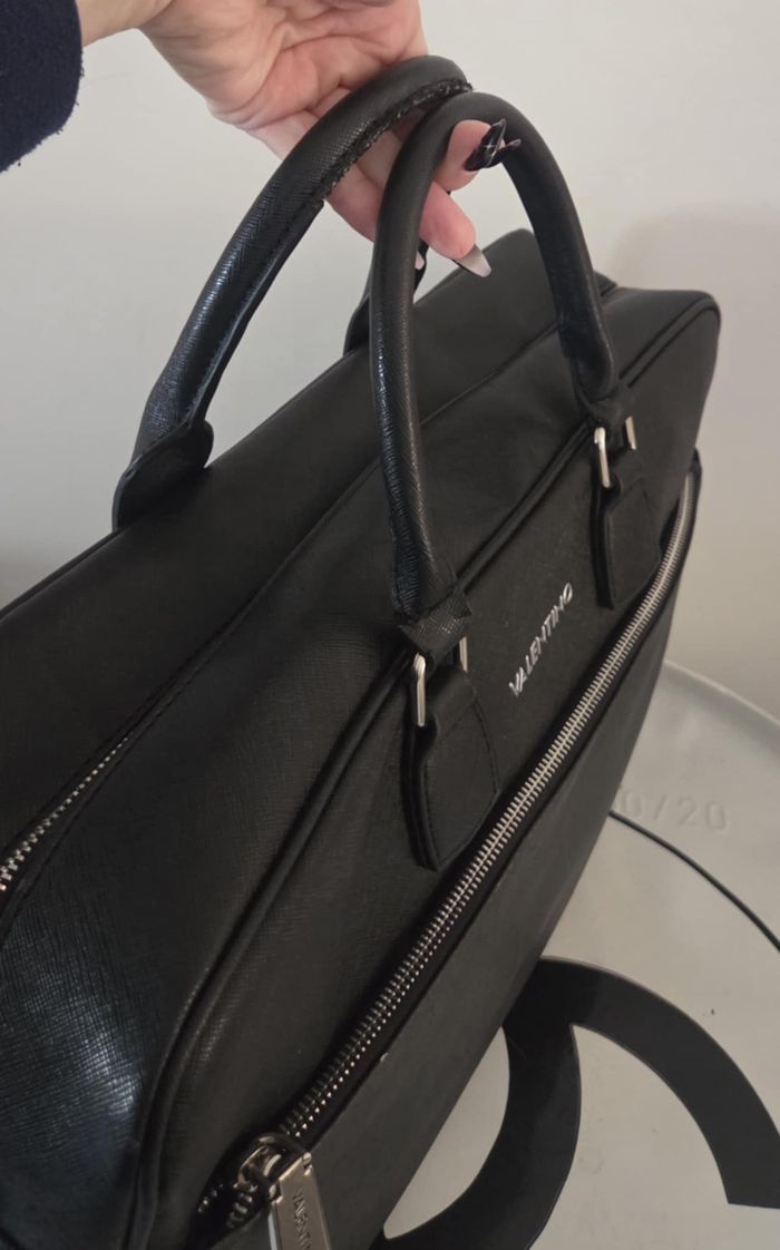 SAC BUSINESS VALENTINO NOIR – 44 CM – EXCELLENT ÉTAT – FORMAT ORDINATEUR - photo numéro 8