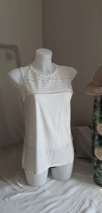 Top crème "H&M" taille S