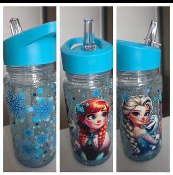 Gourde pailletté reine de neige