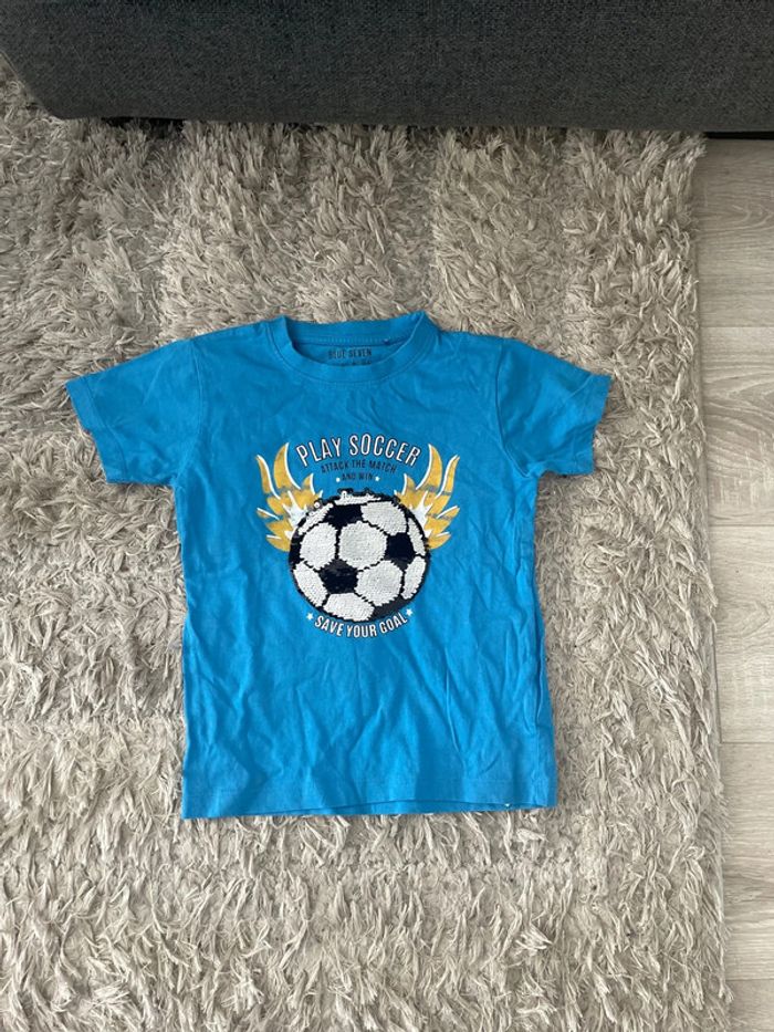 T-shirt garçon bleu