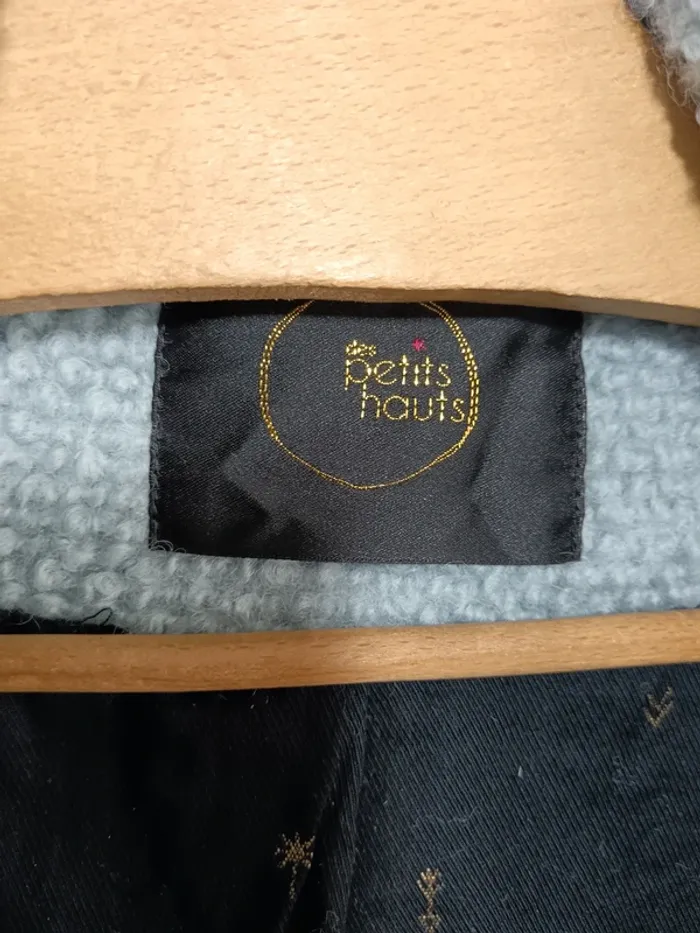 Des Petits Hauts " manteau Lizy bleu clair effet moutonné" t. 4 - photo numéro 2