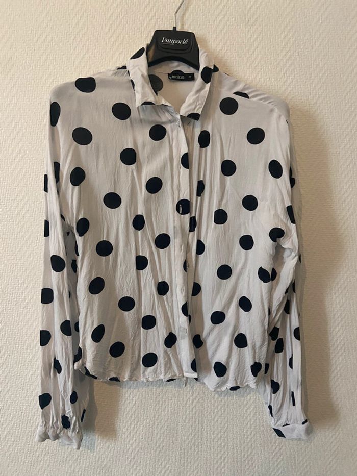 Chemise à pois