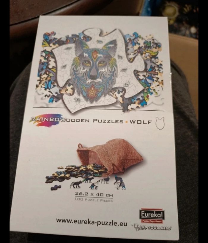 Rainbowooden puzzles loup