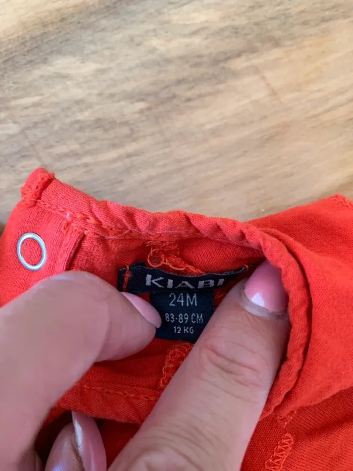 Ensemble rouge kiabi taille 2 ans - photo numéro 5