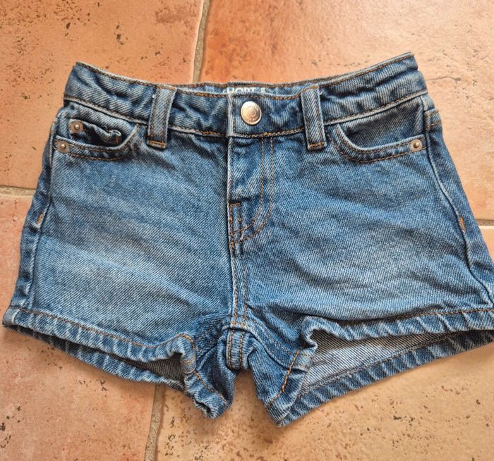 Short en jean bebe fille - photo numéro 3