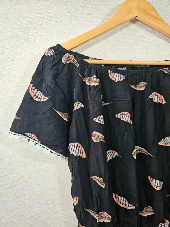 Combi-short à fleur - photo numéro 2