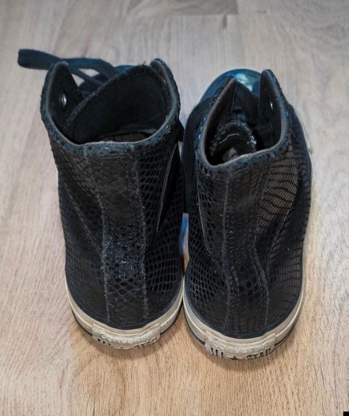 Converse montantes cuir effet écailles – T37 - photo numéro 6