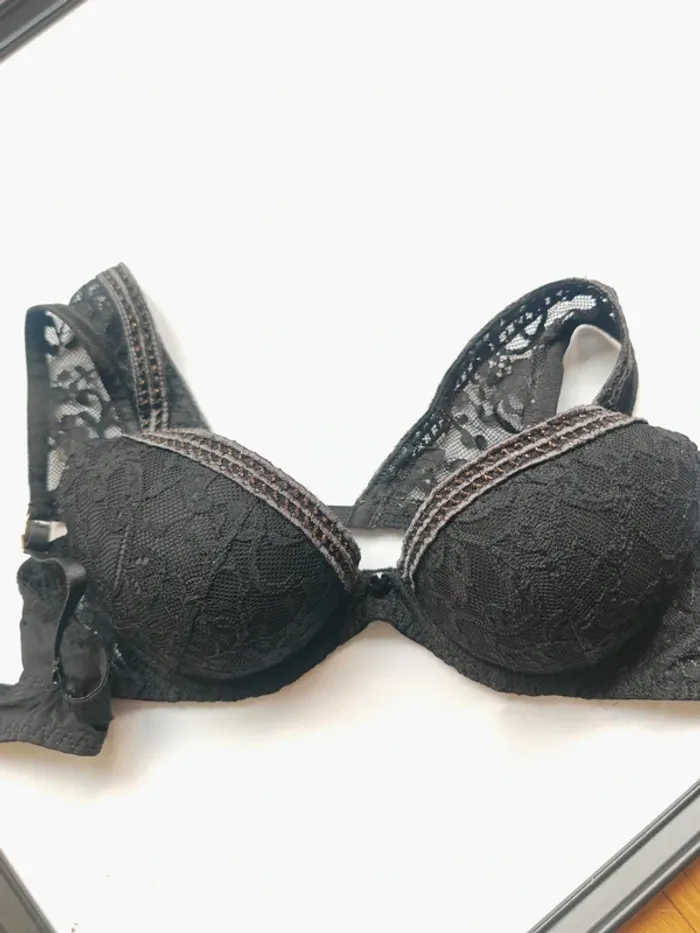 Soutien-gorge Aubade noir dentelle 85C - photo numéro 8