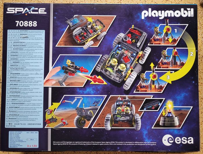 Playmobil Space Unité mobile spatiale avec astronautes et navette 70888 - photo numéro 2