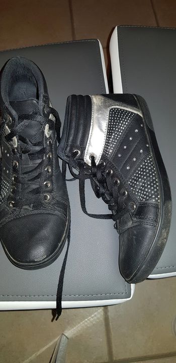 Baskets montantes fille