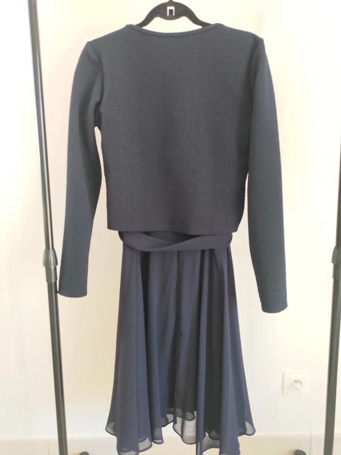 Esprit robe dentelle marine XL - photo numéro 6