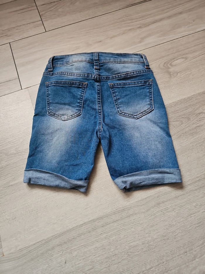 Short long en jeans 8 ans fille shein - photo numéro 3