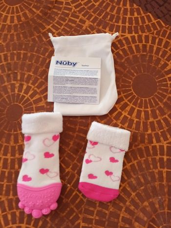 Chaussette de dentition nuby