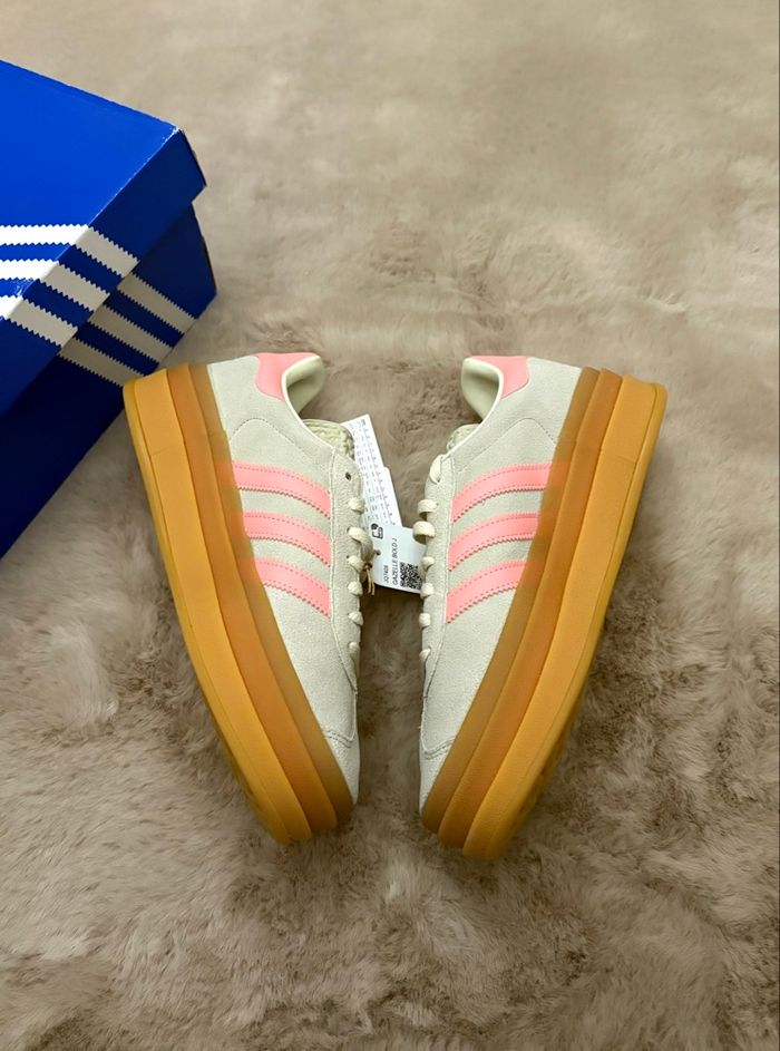 Adidas Gazelle  Bold Wonder Alumina Semi Pink Spark Cream White Beige Rose taille 40 - photo numéro 7