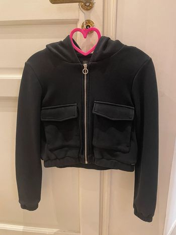 Veste à capuche noire Ikks 12 ans fille