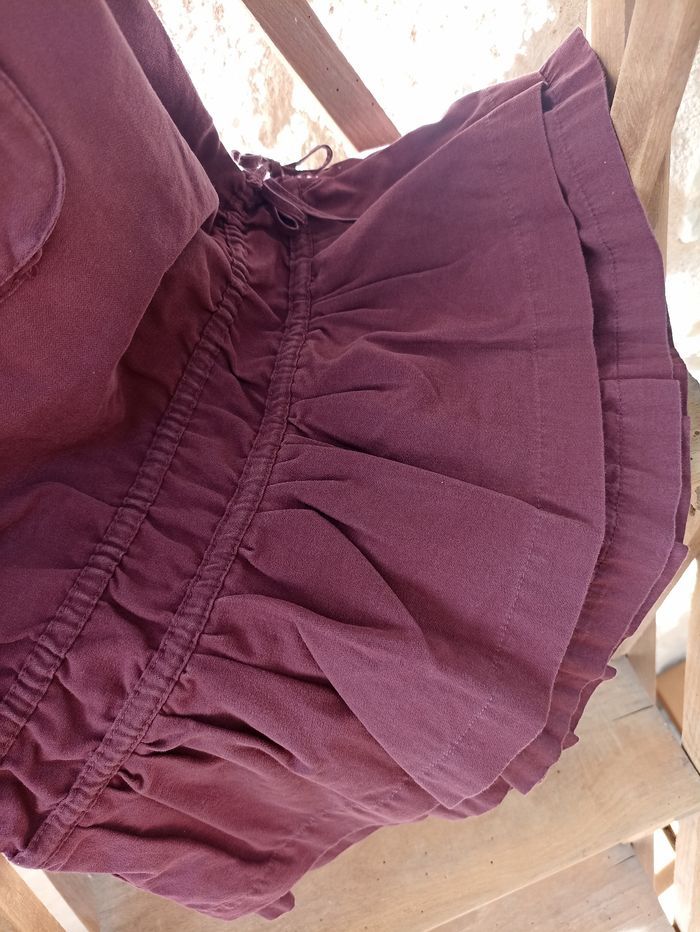 Robe violette petites bretelles Obaïbi 3 ans - photo numéro 3